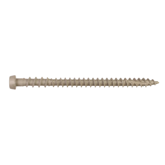 Deck-Drive Dcu Composite Screw - #10 X 2-3/4 In. T20, Quik Guard®, Gray 01 (350-Qty) (Pack Of 6)-DCU234GR01R350-SP1076-1231