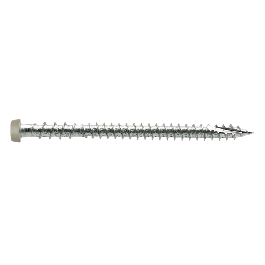 Deck-Drive Dcu Composite Screw - #10 X 2-3/4 In. T20, Quik Guard®, Gray (350-Qty) (Pack Of 6)-DCU234GRR350-SP8760-9328