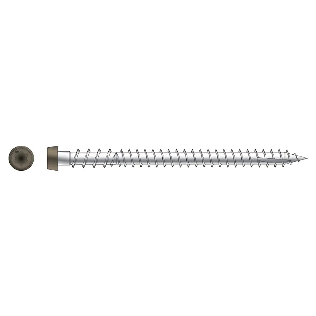 Deck-Drive Dcu Composite Screw - #10 X 2-3/4 In. T20, Type 305, Brown 05 (1750-Qty)-DCU234MB305BR05-SP941-1088