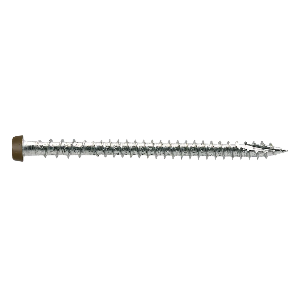 Deck-Drive Dcu Composite Screw - #10 X 2-3/4 In. T20, Type 316, Brown 01 (1750-Qty)-DCU234MB316BR01-SP8353-8905