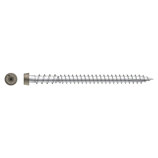 Deck-Drive Dcu Composite Screw - #10 X 2-3/4 In. T20, Type 316, Tan (1750-Qty)-DCU234MB316TN-SP268-377