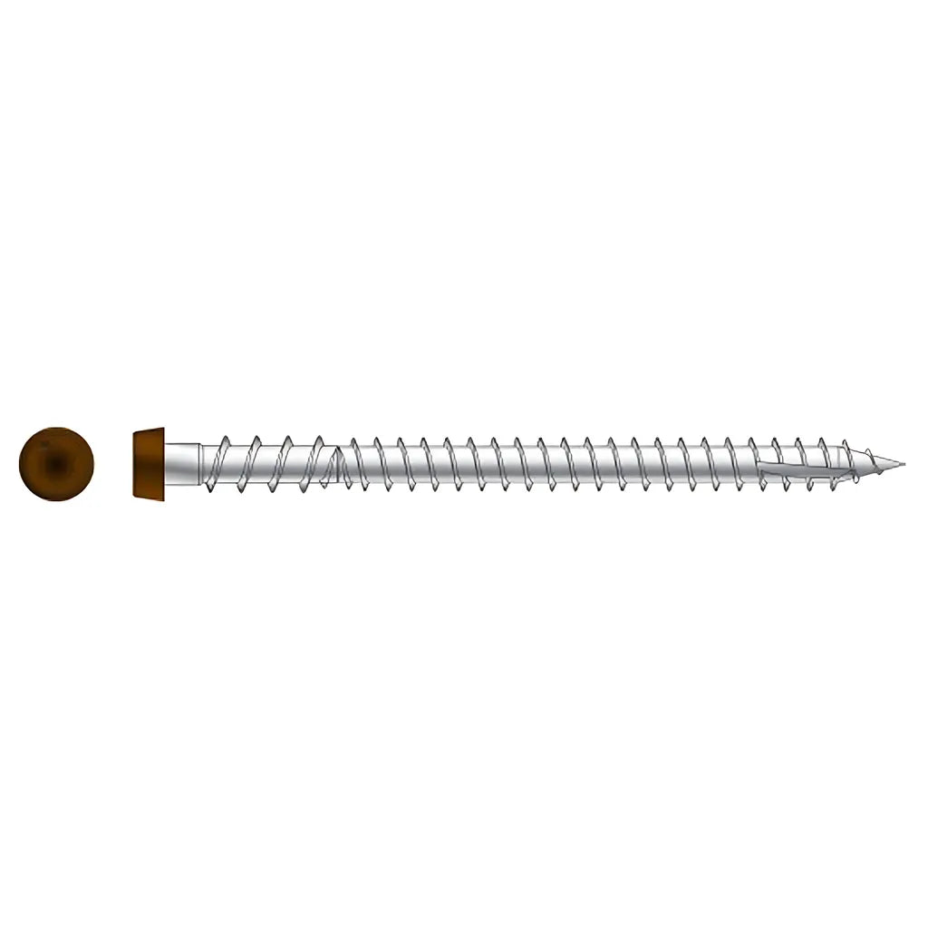 Deck-Drive Dcu Composite Screw - #10 X 2-3/4 In. T20, Type 316, Tan 01 (1750-Qty)-DCU234MB316TN01-SP6708-7176