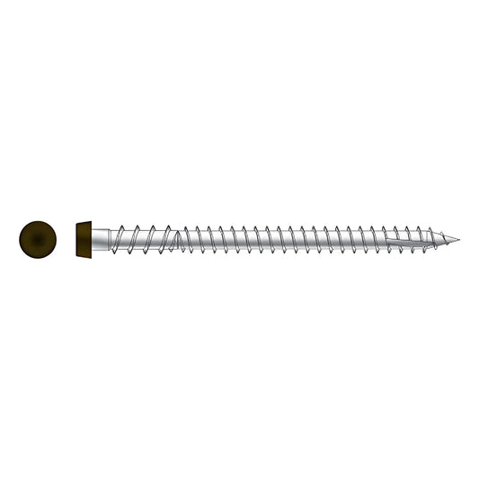Deck-Drive Dcu Composite Screw - #10 X 2-3/4 In. T20, Type 305, Brown 01 (350-Qty) (Pack Of 6)-DCU234P305BR01-SP4185-4514
