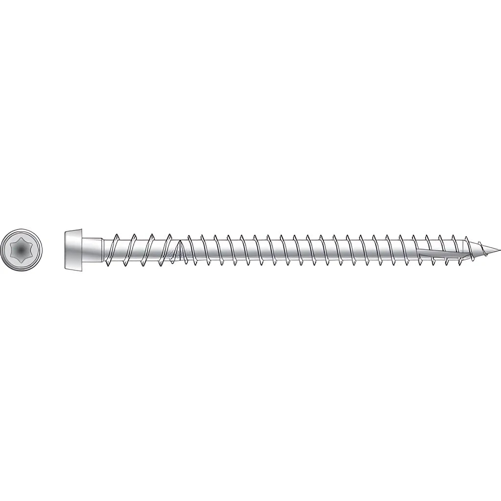 Deck-Drive Dcu Composite Screw - #10 X 2-3/4 In. T20, Type 316 (350-Qty) (Pack Of 6)-DCU234P316-SP1569-1755