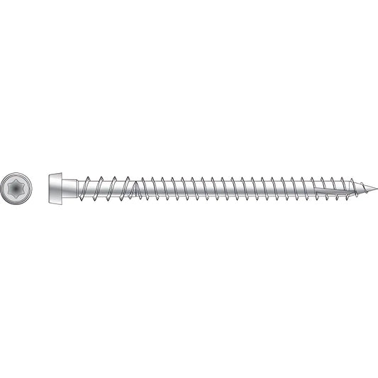 Deck-Drive Dcu Composite Screw - #10 X 2-3/4 In. T20, Type 316 (350-Qty) (Pack Of 6)-DCU234P316-SP1569-1755