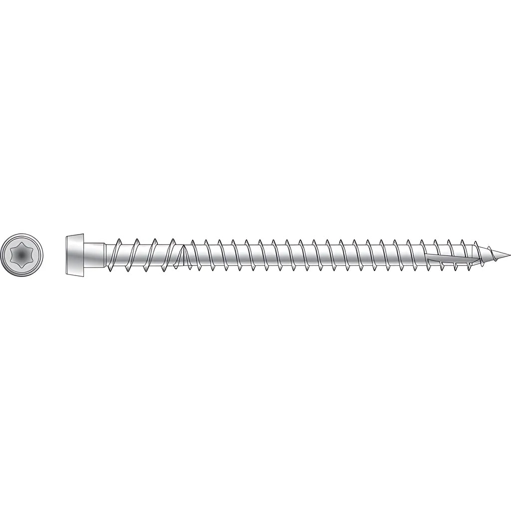 Deck-Drive Dcu Composite Screw - #10 X 2-3/4 In. T20, Type 316 (350-Qty)-DCU234P316-SP6938-7424