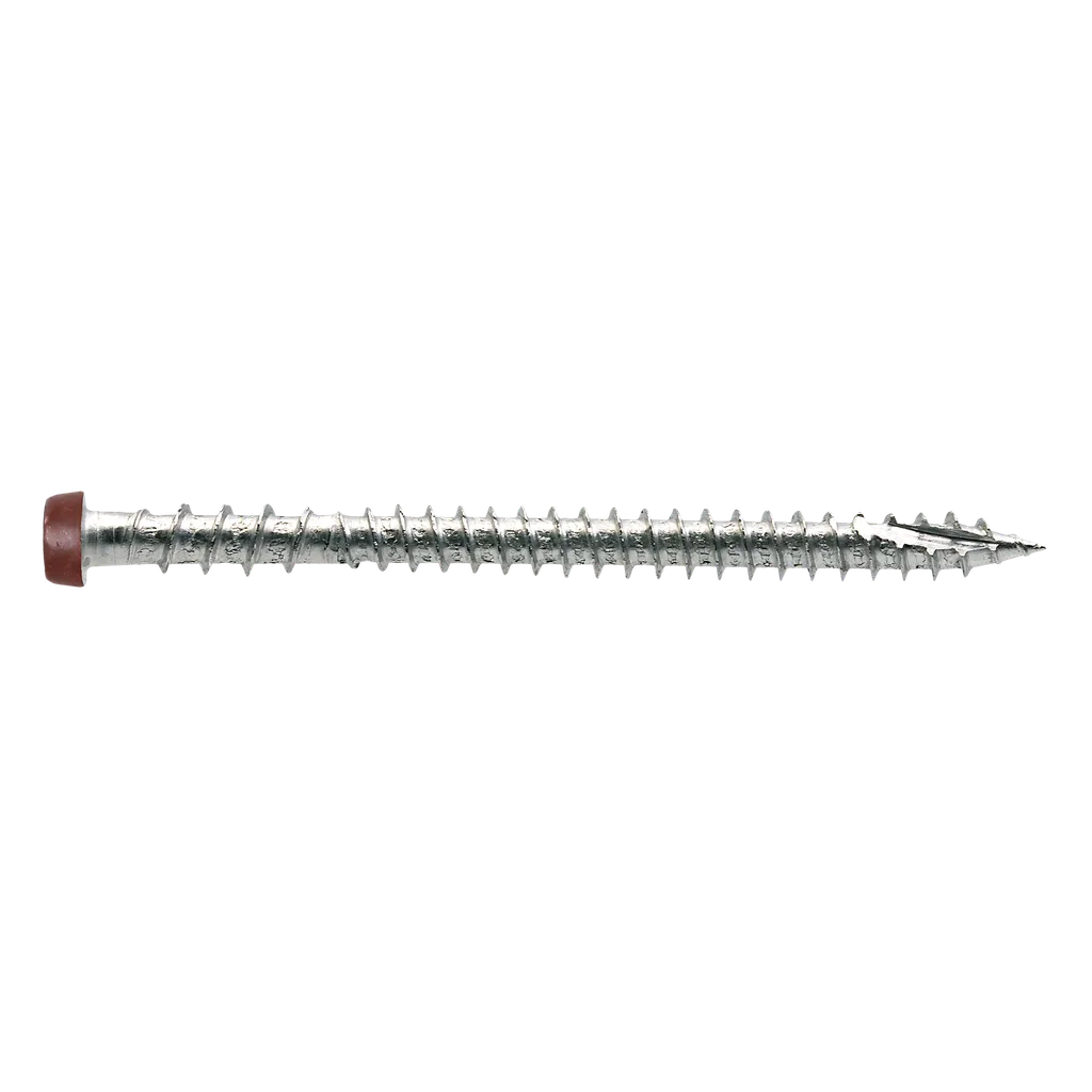 Deck-Drive Dcu Composite Screw - #10 X 2-3/4 In. T20, Type 316, Red 01 (350-Qty) (Pack Of 6)-DCU234P316RD01-SP2809-3069