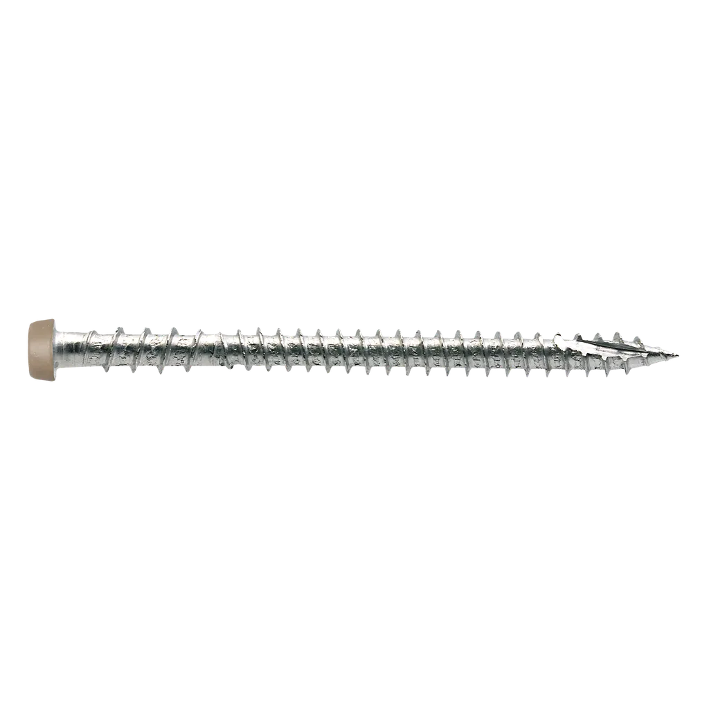 Deck-Drive Dcu Composite Screw - #10 X 2-3/4 In. T20, Type 316, Tan (350-Qty) (Pack Of 6)-DCU234P316TN-SP9169-9759