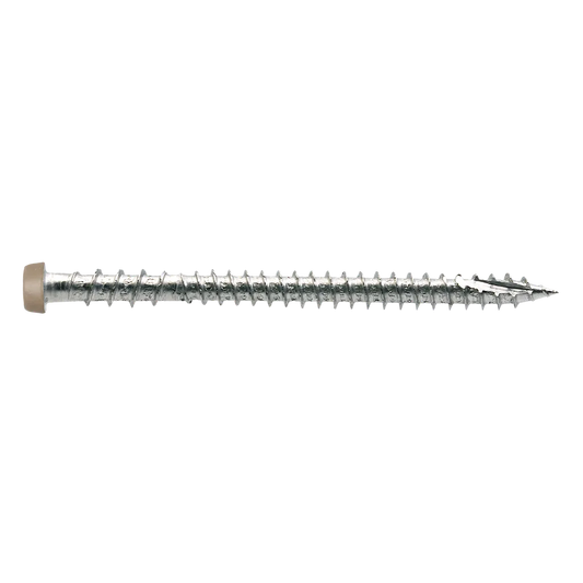 Deck-Drive Dcu Composite Screw - #10 X 2-3/4 In. T20, Type 316, Tan (350-Qty) (Pack Of 6)-DCU234P316TN-SP9169-9759