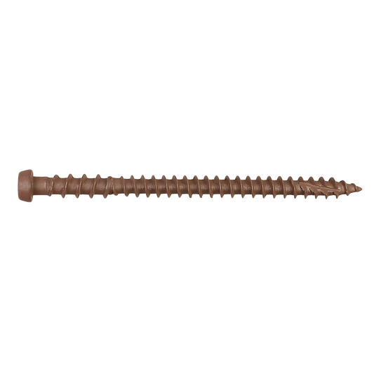 Deck-Drive Dcu Composite Screw - #10 X 2-3/4 In. T20, Quik Guard®, Red 01 (350-Qty)-DCU234RD01R350-SP6128-6561