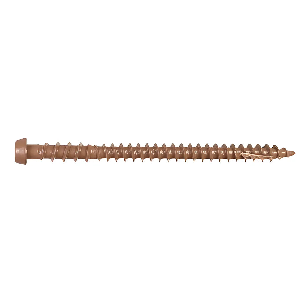 Deck-Drive Dcu Composite Screw - #10 X 2-3/4 In. T20, Quik Guard®, Red 01 (70-Qty)-DCU234RD01R70C-SP554-680