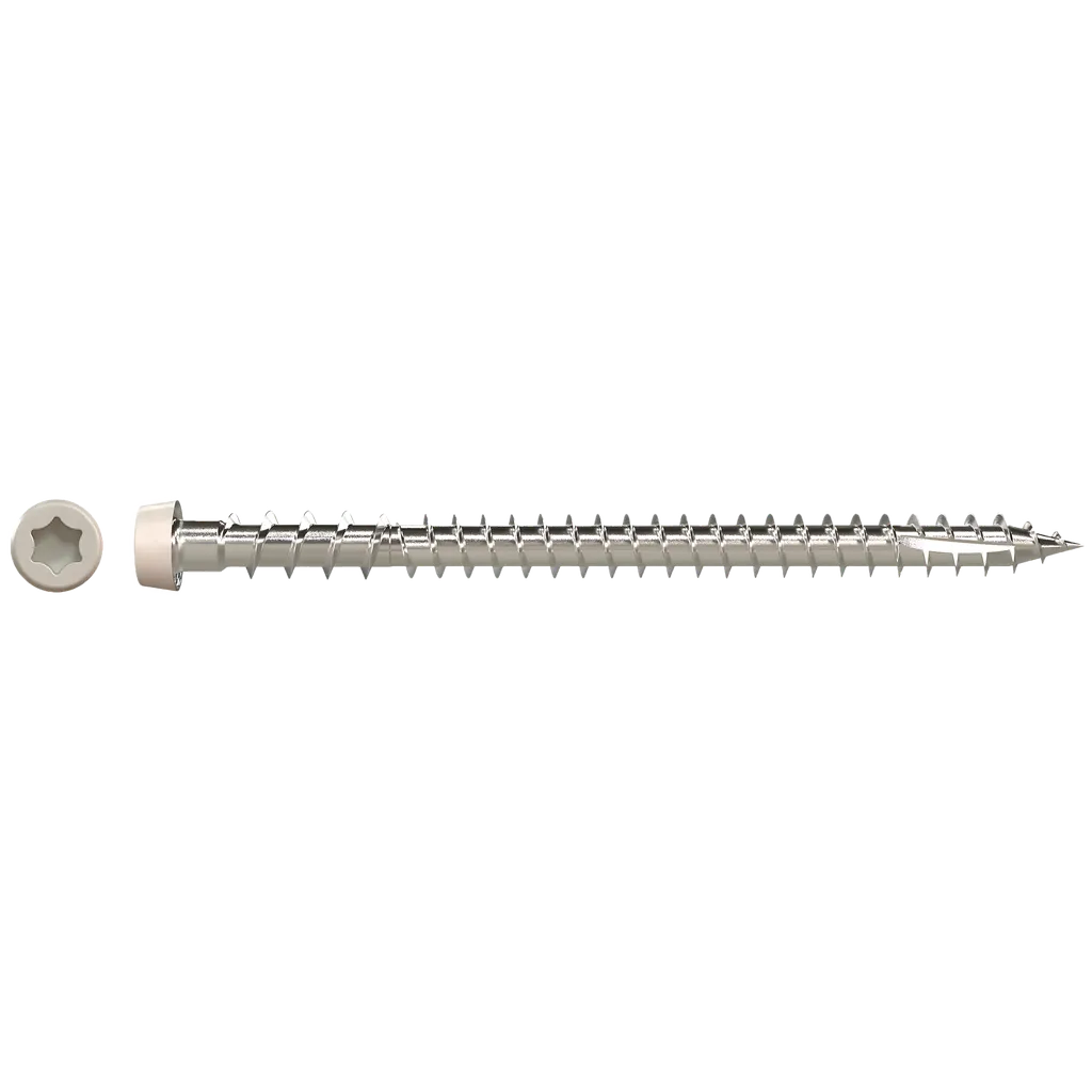 Deck-Drive Dcu Composite Screw (Collated) - #10 X 2-3/4 In. Type 316, Gray 05 (1000-Qty)-DCU234S316GR05-SP4664-5018