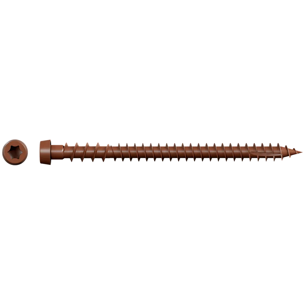 Deck-Drive Dcu Composite Screw (Collated) - #10 X 2-3/4 In. Quik Guard® Tan 01 (1000-Qty)-DCU234STN01-SP4164-4491