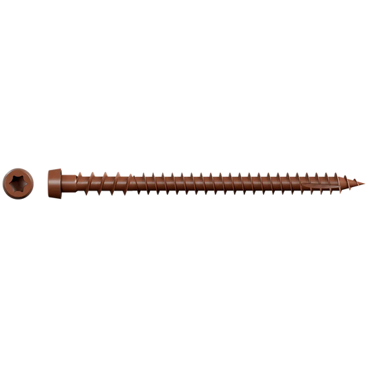 Deck-Drive Dcu Composite Screw (Collated) - #10 X 2-3/4 In. Quik Guard® Tan 01 (1000-Qty)-DCU234STN01-SP4164-4491