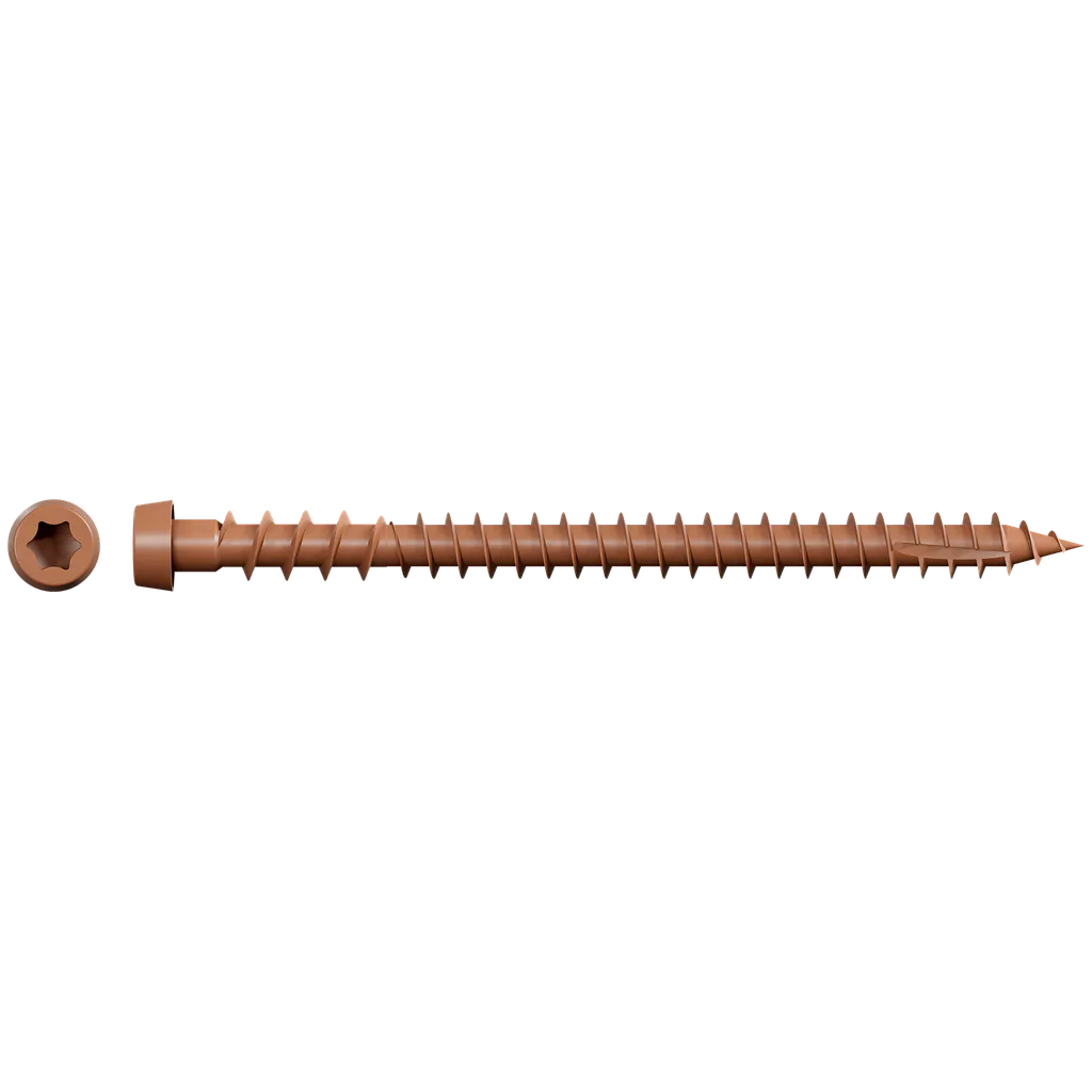 Deck-Drive Dcu Composite Screw (Collated) - #10 X 2-3/4 In. Quik Guard® Tan 03 (1000-Qty)-DCU234STN03-SP6564-7018