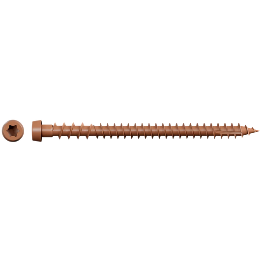 Deck-Drive Dcu Composite Screw (Collated) - #10 X 2-3/4 In. Quik Guard® Tan 03 (1000-Qty)-DCU234STN03-SP6564-7018