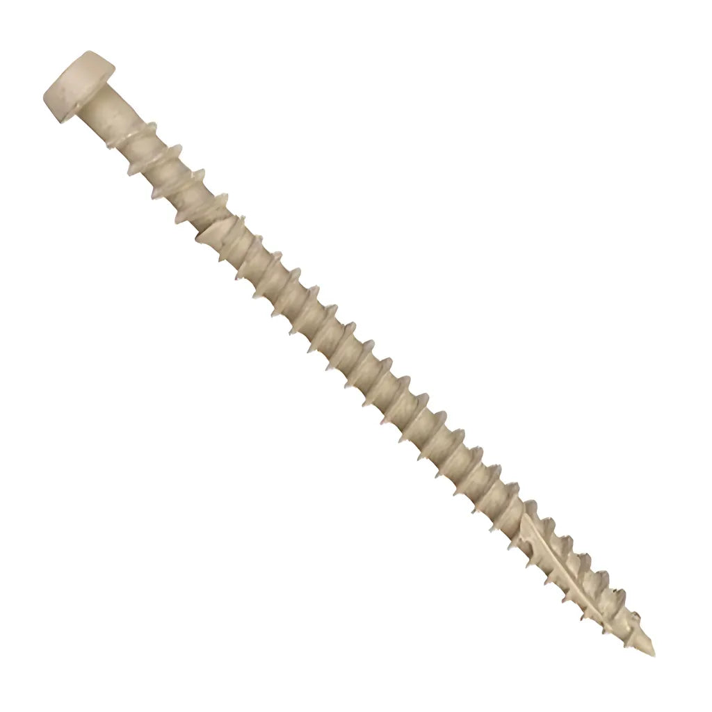 Deck-Drive Dcu Composite Screw - #10 X 2-3/4 In. T20, Quik Guard®, Tan 02 (70-Qty) (Pack Of 5)-DCU234TN02R70-SP6849-7329