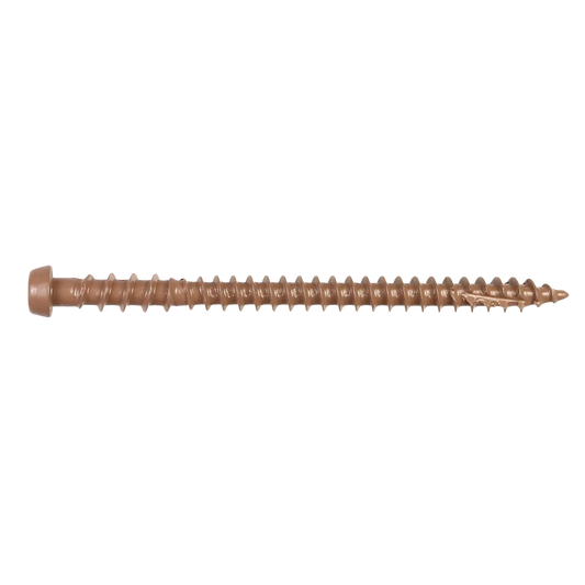 Deck-Drive Dcu Composite Screw - #10 X 2-3/4 In. T20, Quik Guard®, Tan 03 (350-Qty) (Pack Of 6)-DCU234TN03R350-SP7301-7799