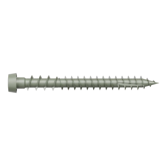 Deck-Drive Dcu Composite Screw - #10 X 2 In. T20, Quik Guard®, Gray (70-Qty) (Pack Of 5)-DCU2GRR70-SP8032-8563