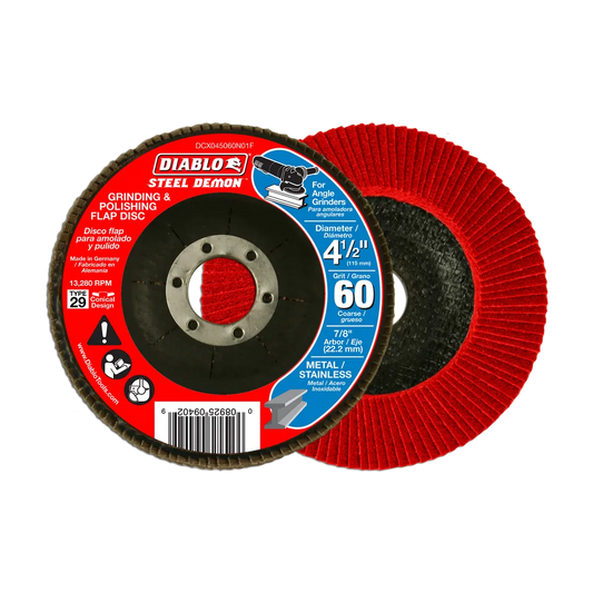 4-1/2 In. Steel Demon Flap Disc 60 Grit - Type 29-DCX045060N01F-2441