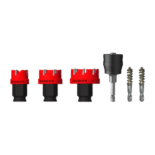 6 Pc Steel Demon Carbide Teeth Hole Cutter Set (6-Pieces)-DHS06CFS-2478