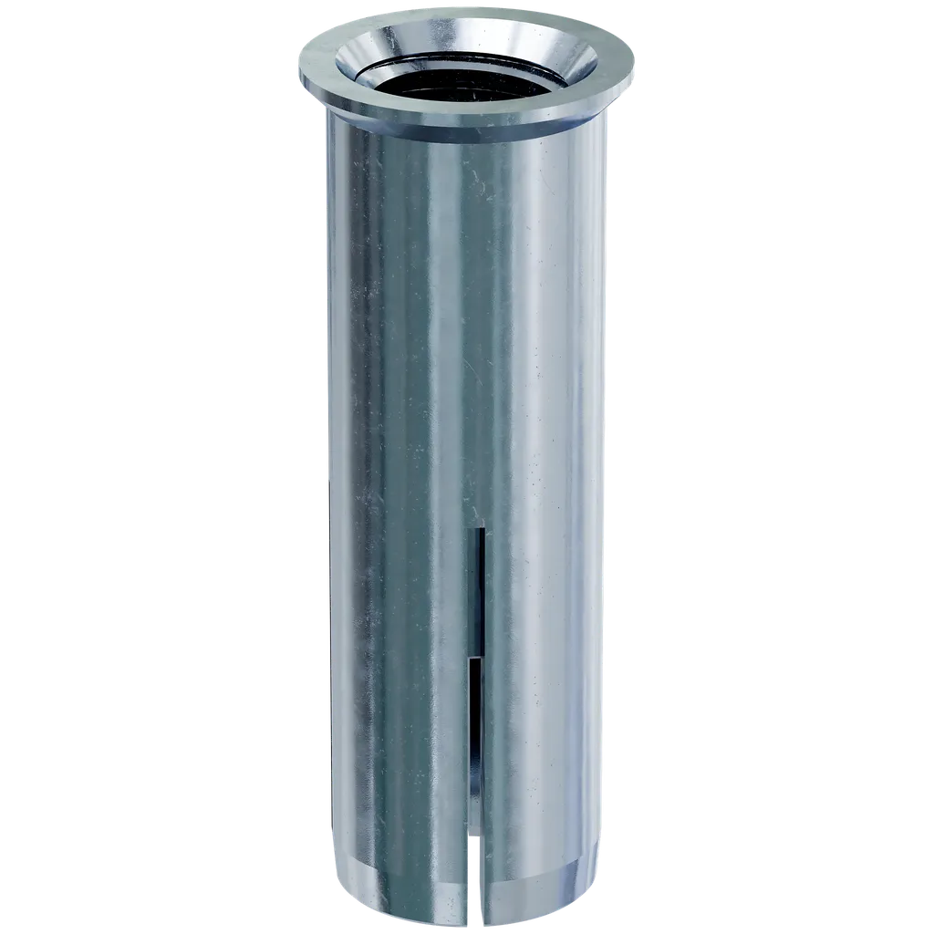 Diab Lipped Drop-In Internally Threaded Anchor For 1/2-In. Rod (50-Qty)-DIABL50-SP7249-7747