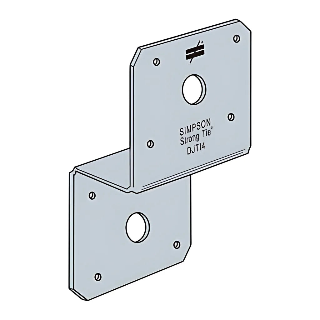 Djt 14-Gauge Stainless-Steel Deck Joist Tie For 2X (Pack Of 25)-DJT14SS-SP7970-8497