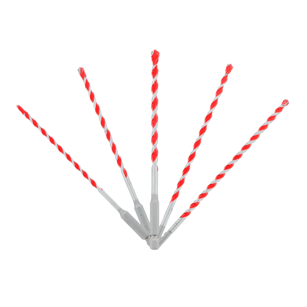 5 Pc Speedemon Red Granite Carbide Tipped Hammer Drill Bit Set (5-Piece)-DMARG1220-S5-2902