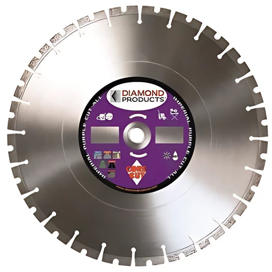 14X125Xunv Cut-All Purple M16 Dry Segmented High Speed Blade With Universal Arbor