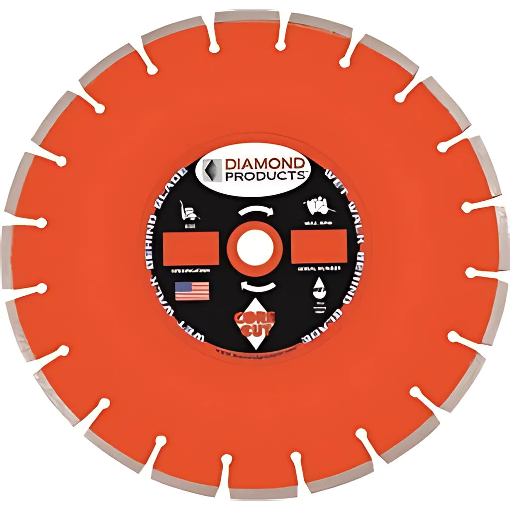 18X125 H.D. Cured Conc Blade W/Slant Segs Metric