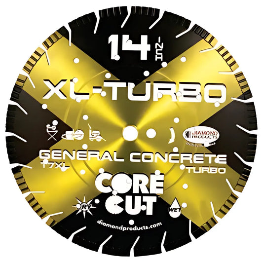 16 X 125 X 1 Xl-Turbo Turbo High Speed Diamond Blade With Air Holes