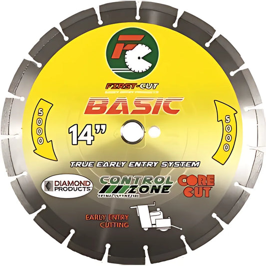 6" X .100 X 1" Basic First-Cut Early Entry Blade With Triangle Knockout & Skid Plate Basic 5000 Bond