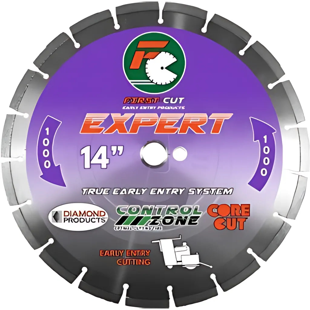 6" X .095 X 1" Expert First-Cut Early Entry Blade With Triangle Knockout & Skid Plate Expert 1000 Bond