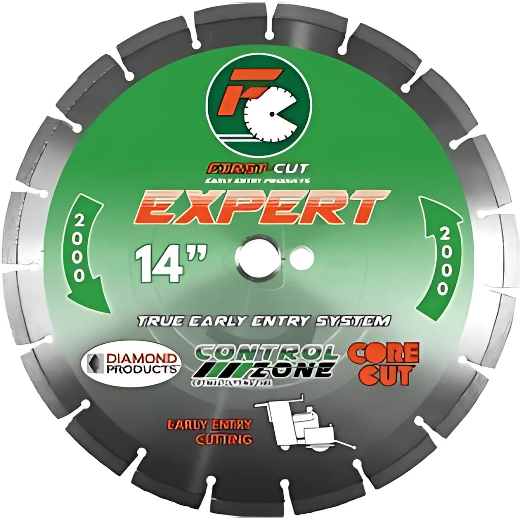 6" X .095 X 1" Expert First-Cut Early Entry Blade With Triangle Knockout & Skid Plate Expert 2000 Bond