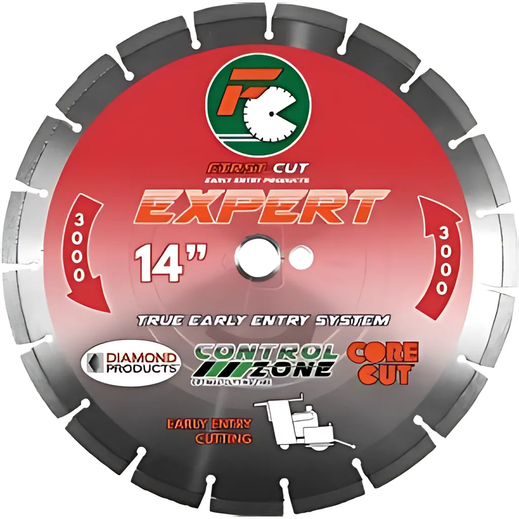 6" X .095 X 1" Expert First-Cut Early Entry Blade With Triangle Knockout & Skid Plate Expert 3000 Bond