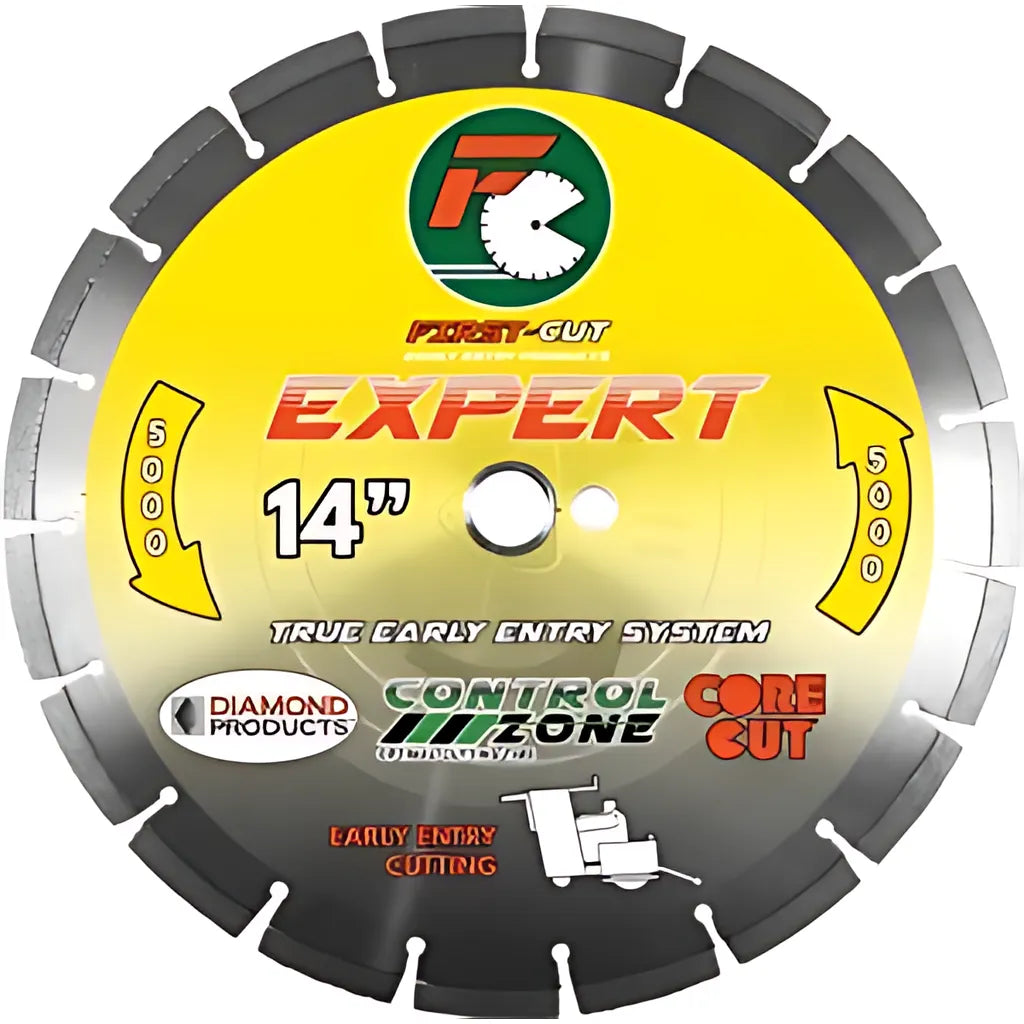 6" X .095 X 1" Expert First-Cut Early Entry Blade With Triangle Knockout & Skid Plate Expert 5000 Bond