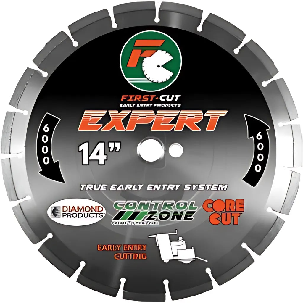 6" X .095 X 1" Expert First-Cut Early Entry Blade With Triangle Knockout & Skid Plate Expert 6000 Bond