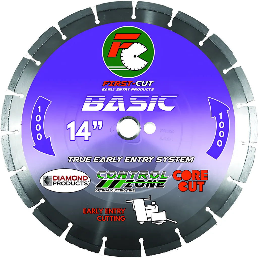 12" X .125 X 1" Expert First-Cut Early Entry Blade With Triangle Knockout & Skid Plate Expert 1000 Bond-DP-64389-54578