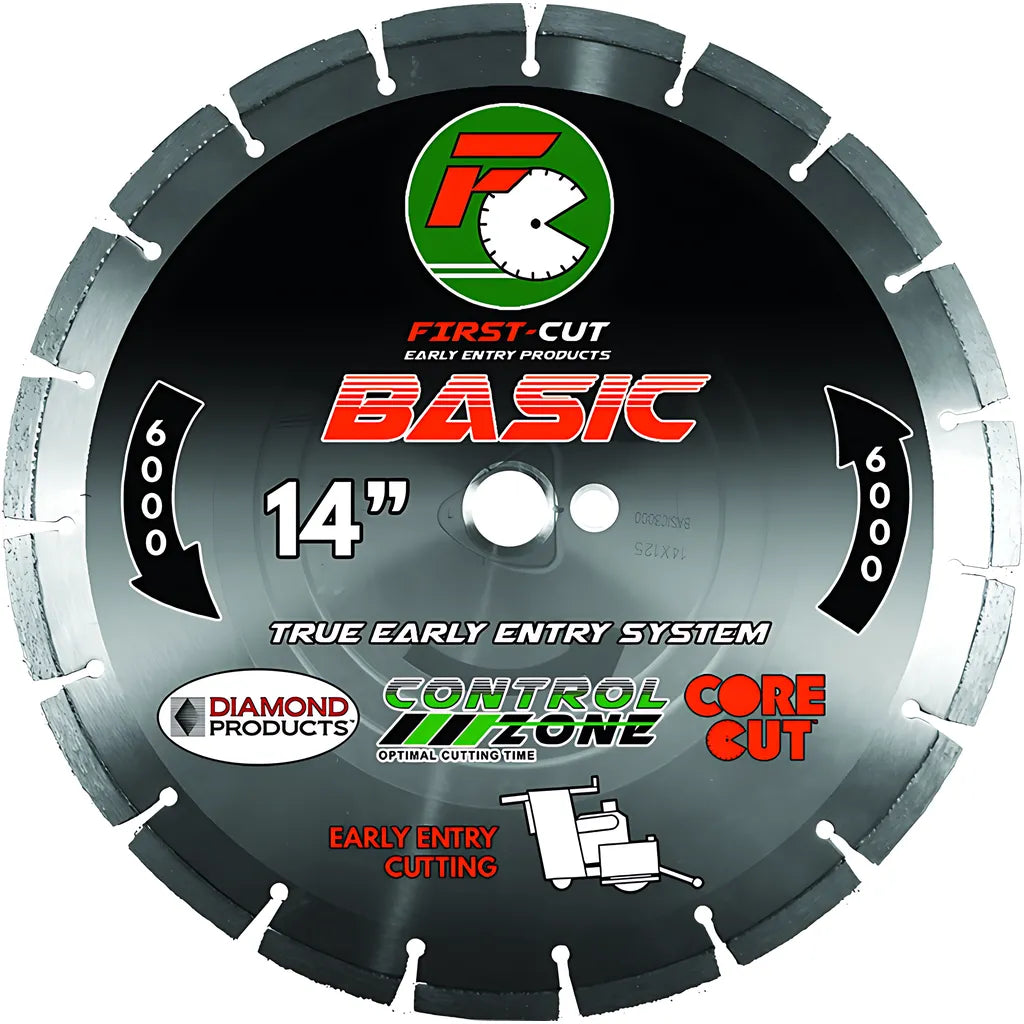 12" X .125 X 1" Expert First-Cut Early Entry Blade With Triangle Knockout & Skid Plate Expert 6000 Bond