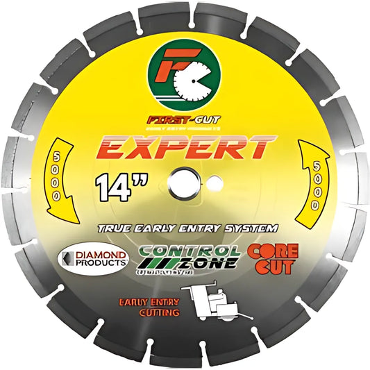 12" X .250 X 1" Expert First-Cut Early Entry Blade With Triangle Knockout & Skid Plate Expert 5000 Bond