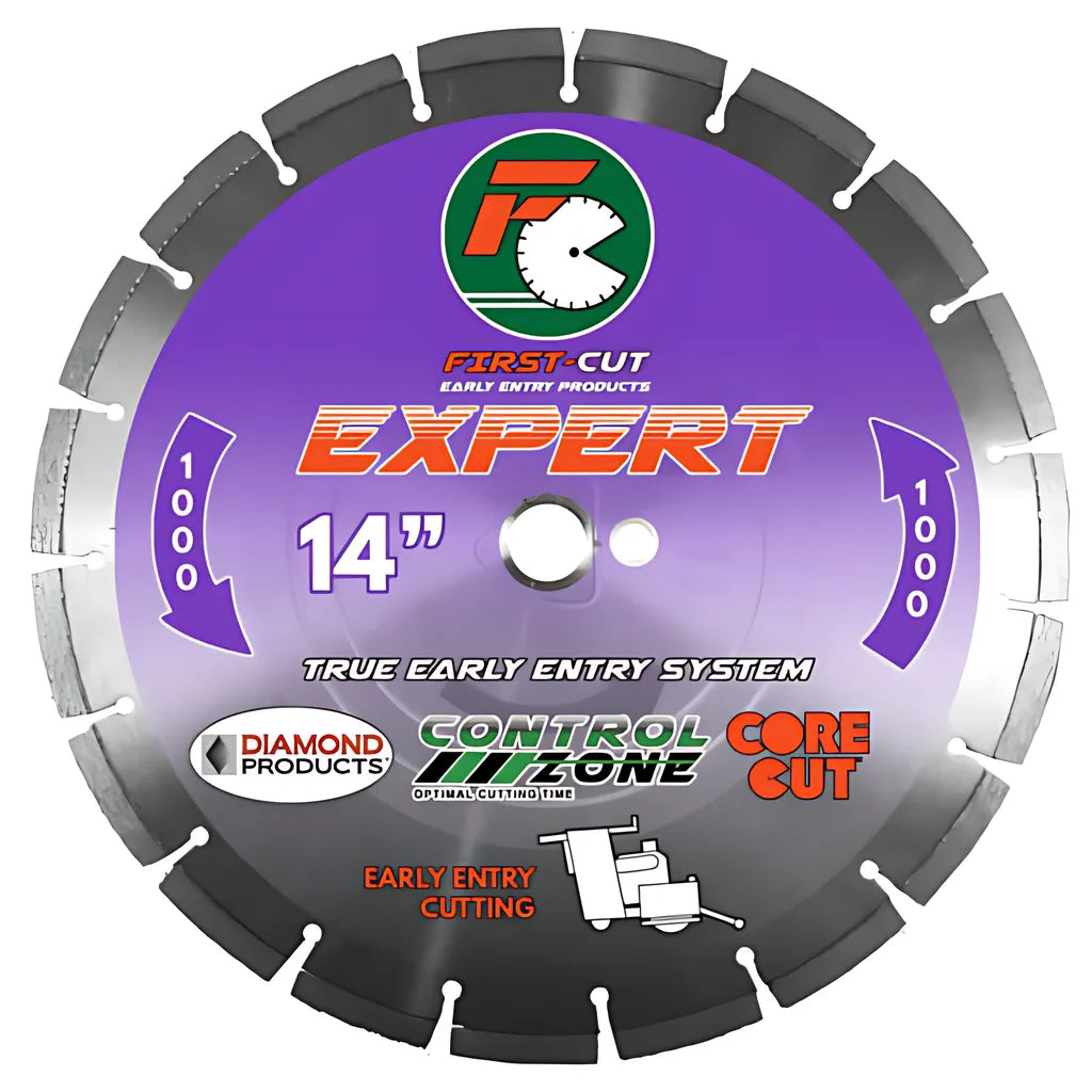 13.5" X .250 X 1" Expert First-Cut Early Entry Blade With Triangle Knockout