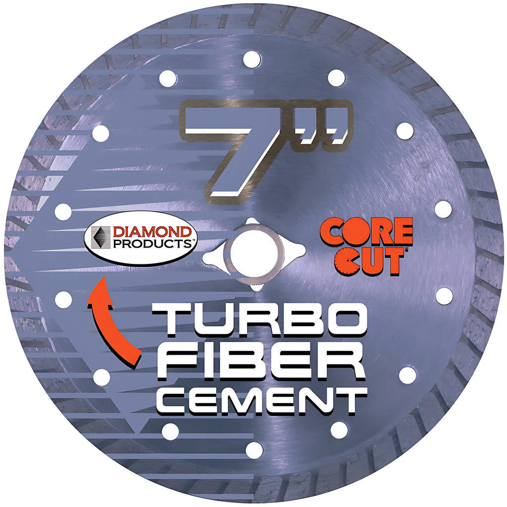 7" X .095 X Dia To 7/8" Turbo Fiber Cement Board Blade