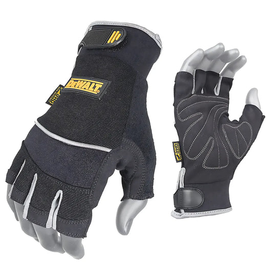 DEWALT DPG230 Synthetic Leather Technician's Fingerless Glove