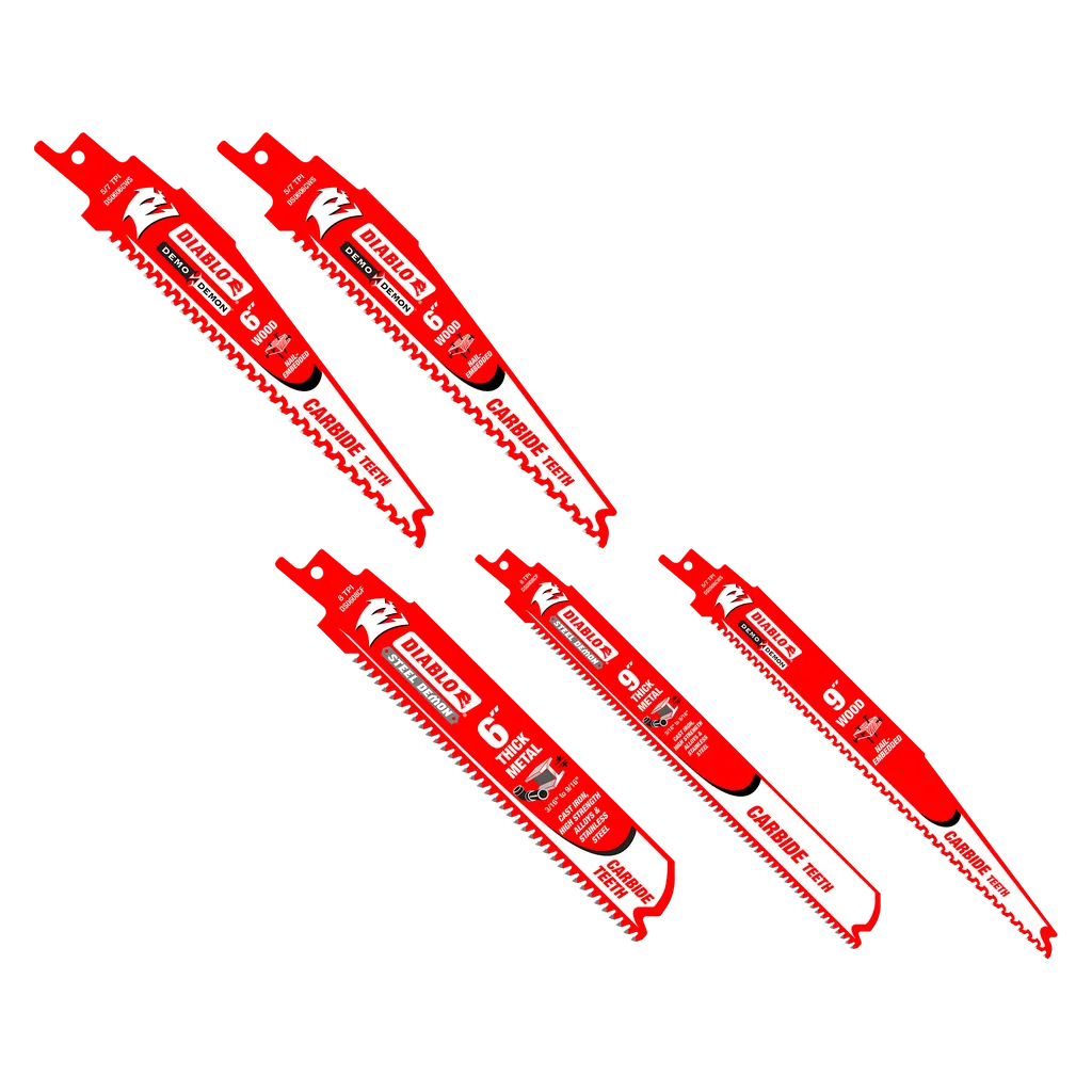 5 Pc Carbide Recip Set-DS005SC-3026