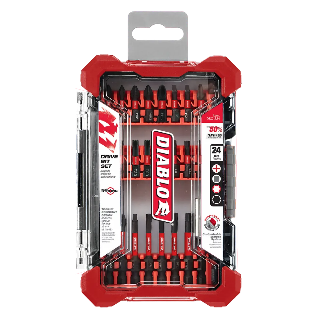 24 Pc Screwdriving Set (24-Piece)-DSC-S24-3186