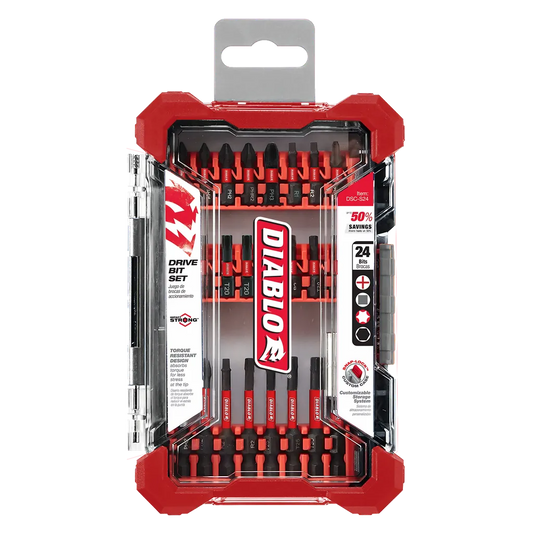 24 Pc Screwdriving Set (24-Piece)-DSC-S24-3186