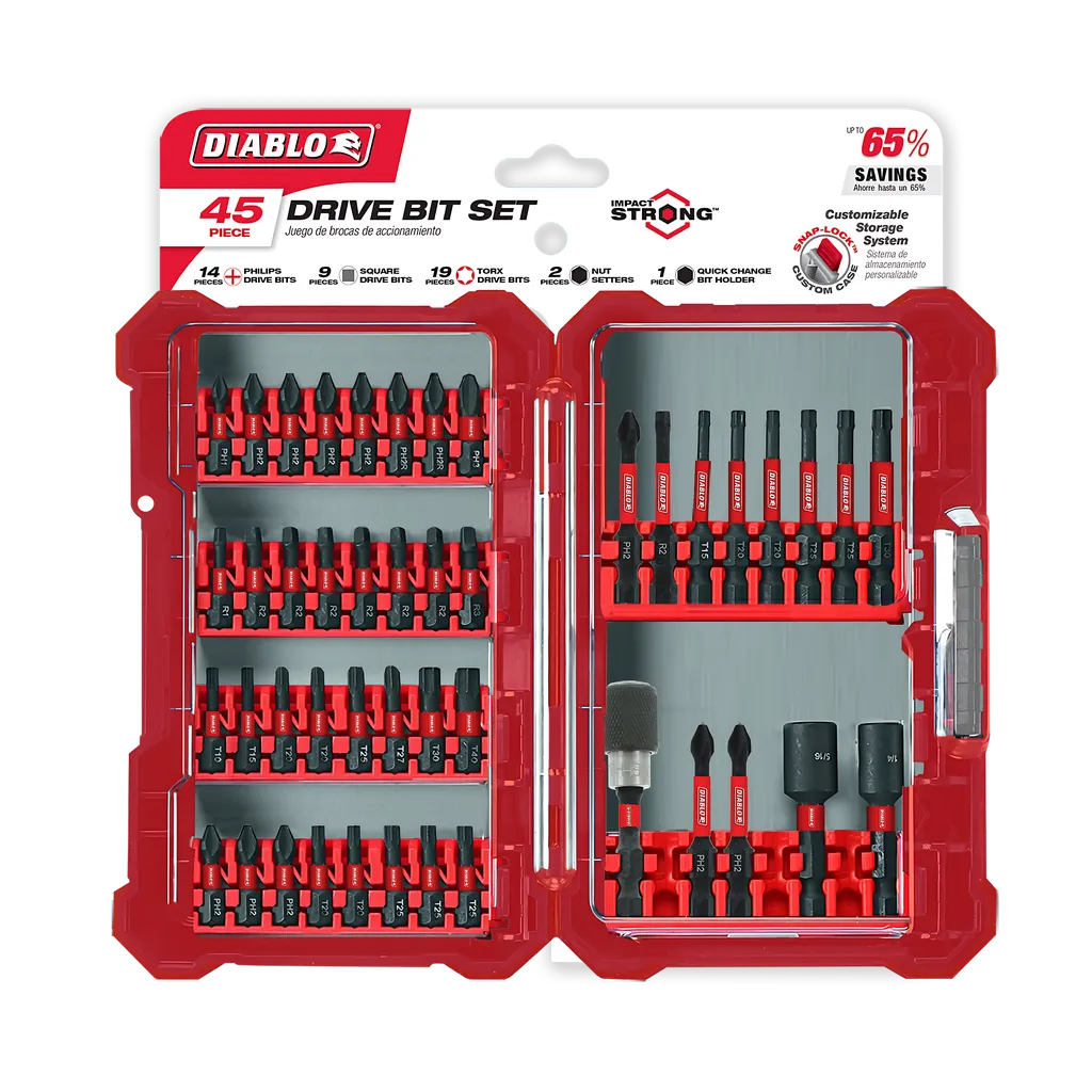 45 Pc Screwdriving Set (45-Piece)-DSC-S45-3187