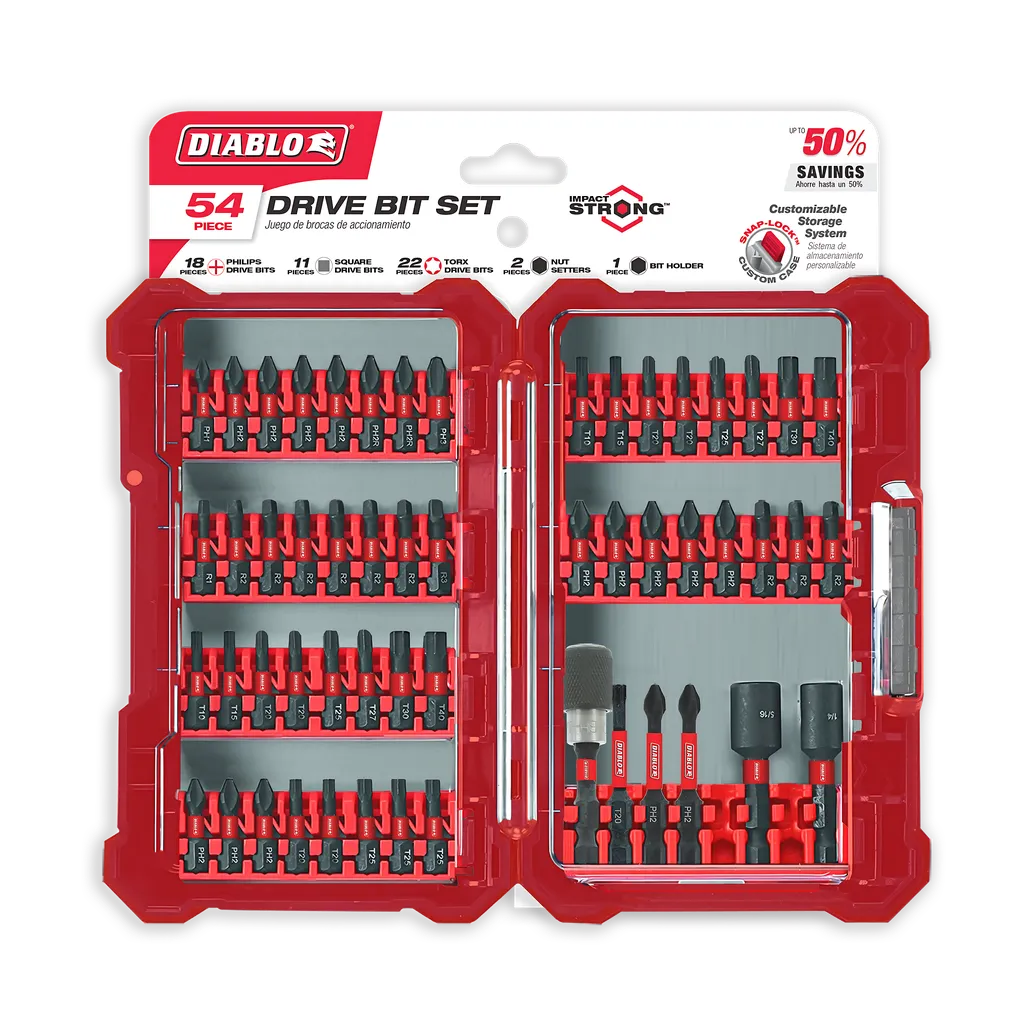 54 Pc Screwdriving Set (54-Piece)-DSC-S54-3191