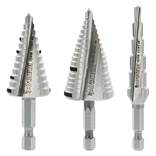 Impact Strong Step Drill Bit Set (3-Piece)-DSDS003-3195