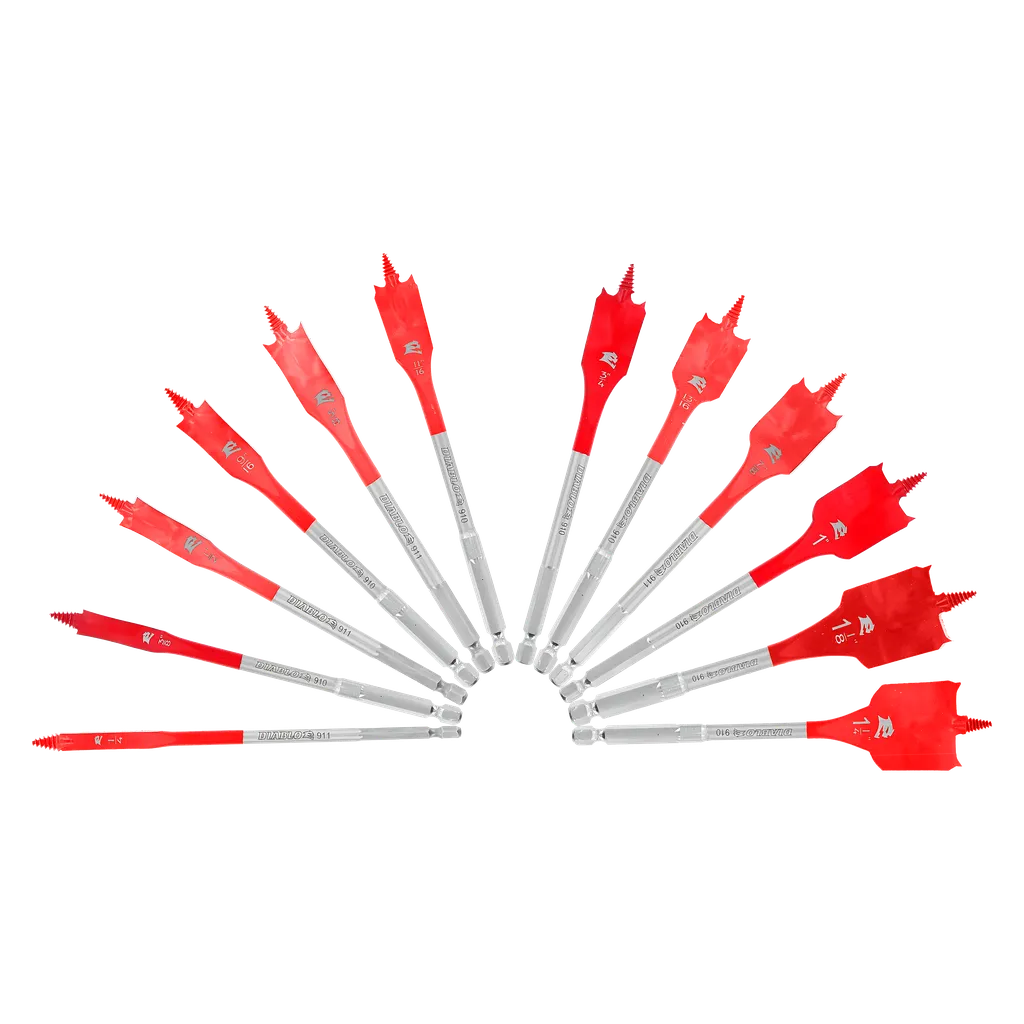 12 Pc Spade Bit Set (12-Piece)-DSP2950-S12-3241